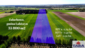 Działka Załachowo 